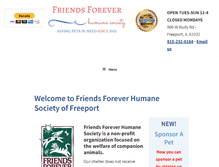 Tablet Screenshot of friendsforeverhs.org